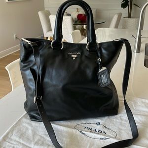 Prada, Bags, Prada Galleria Saffiano Orchidea Dusty Pink Large Leather Double  Zip Tote